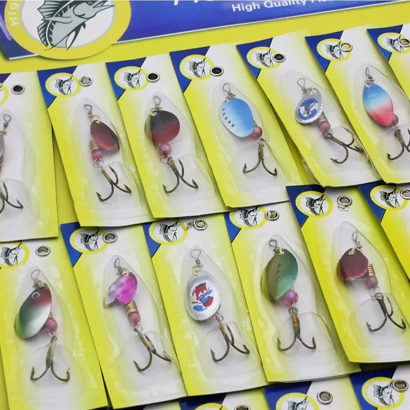 30 PCS Sequined Fishing Bait, Sparkly Lures for Bass, Trout & Saltwater Fishing