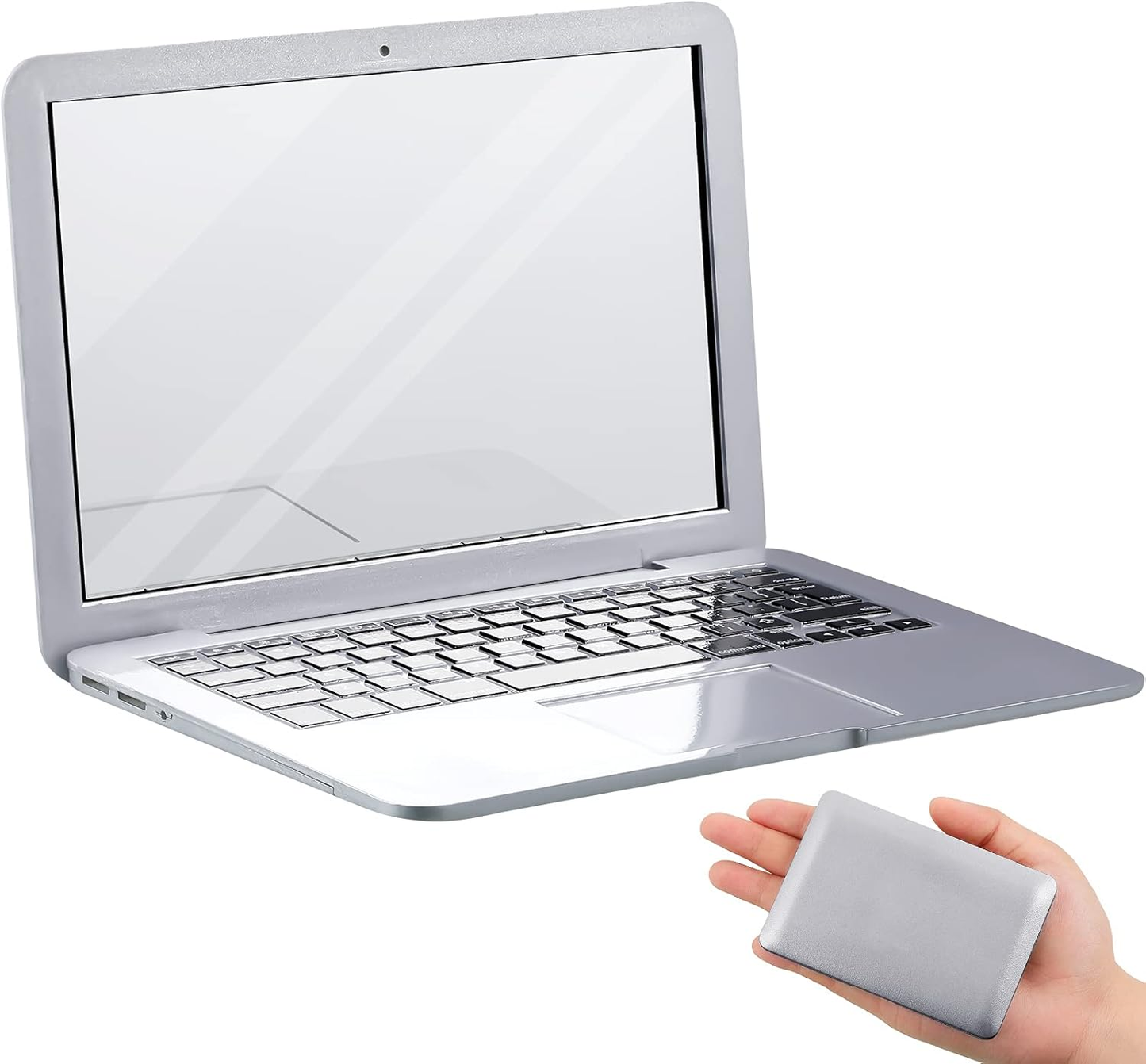 ✨️2 PCS Mini  Laptop Toy Pocket Mirror ,Tiny Fake Computer Compact Mirror
