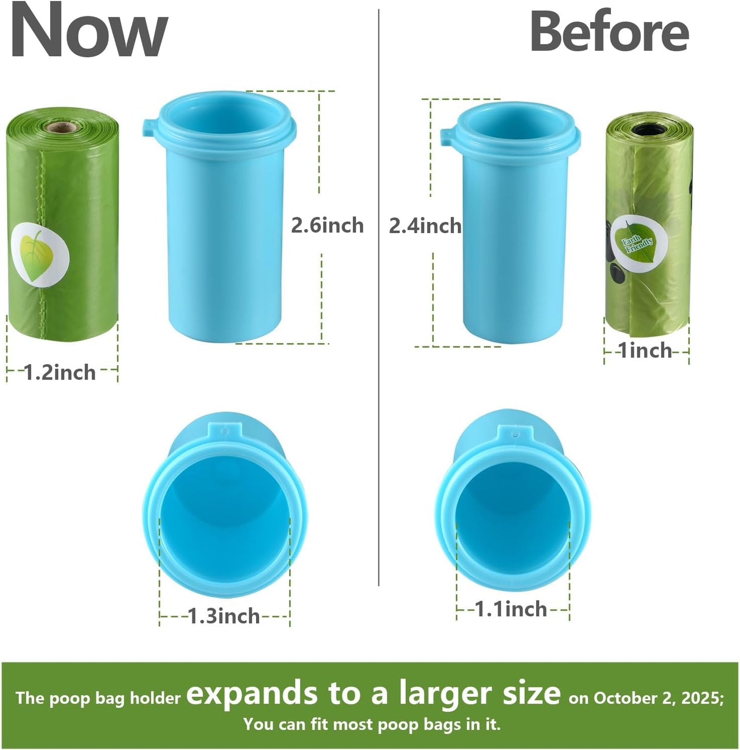 🐶🐕️Dog Water Bottle with Food Container & Poop Bag Holder