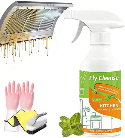 🧽🫧Electrolyzed Ion Kitchen Cleaner Spray, Natural Enzyme Formula Liquid Cleaner for Household Appliances & Easy Cleaning Solution