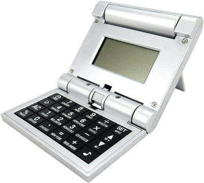 Compact and Versatile Global Travel Alarm Clock with Calculator: Your Essential Companion for Journeys Around The World