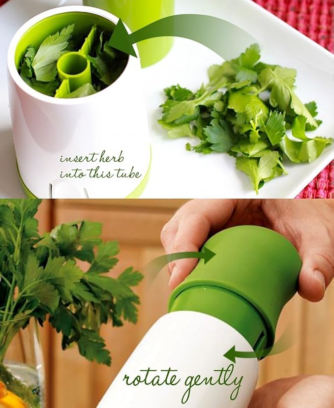 Herb Grinder, Parsley chopper Herb Mill Grinder,Spice Mill Parsley Shredder,Creative Cooking Tools