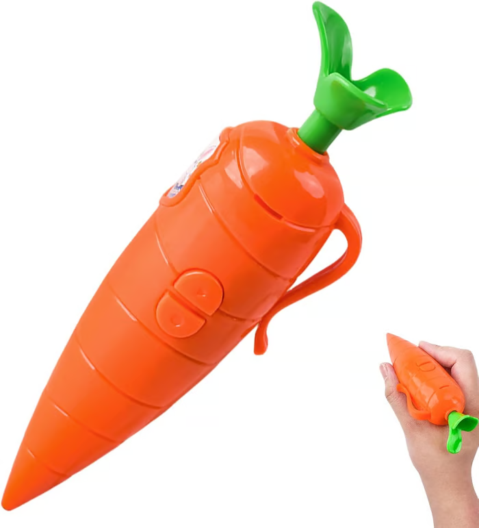 Carrot voice recorder, cute 60-second voice recorder for kids