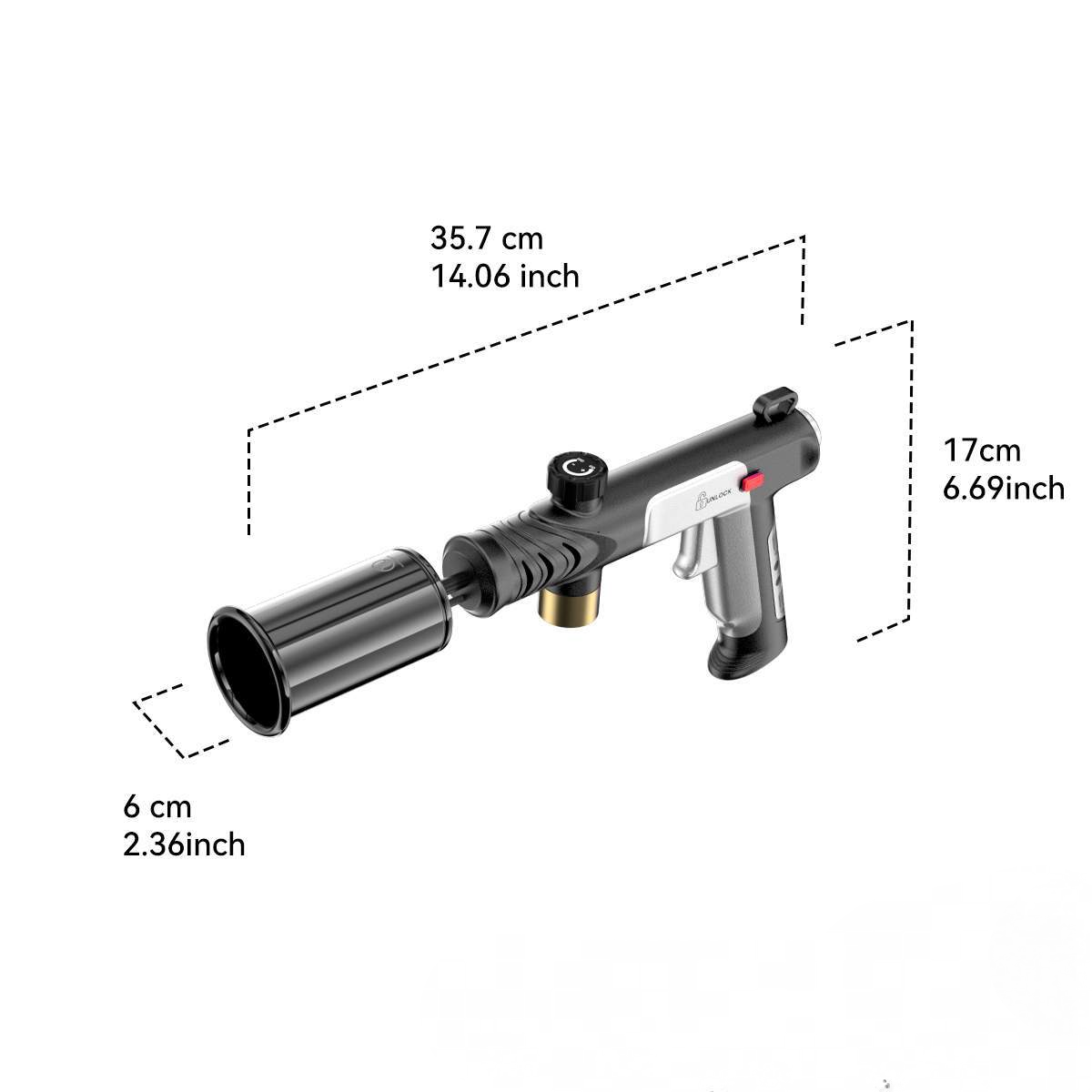 🔥ARTFLAMM Powerful Propane Torch Gun with Turbo Mode