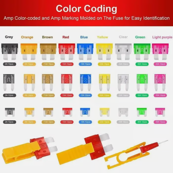 306PCS&Car Blade Fuse Assortment Set with Assorted Car Blade Fuses