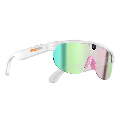 ✨️✨️Aeoss AI Smart Glasses - HD Camera Sunglasses with Voice Control, Real-time Translation, & Music Bluetooth, AI Object Recognition, Polarized Interchangeable Lenses for Cycling & Running