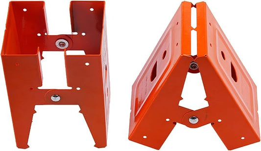 2Pcs Heavy Duty Sawhorse Brackets with Down Clamp