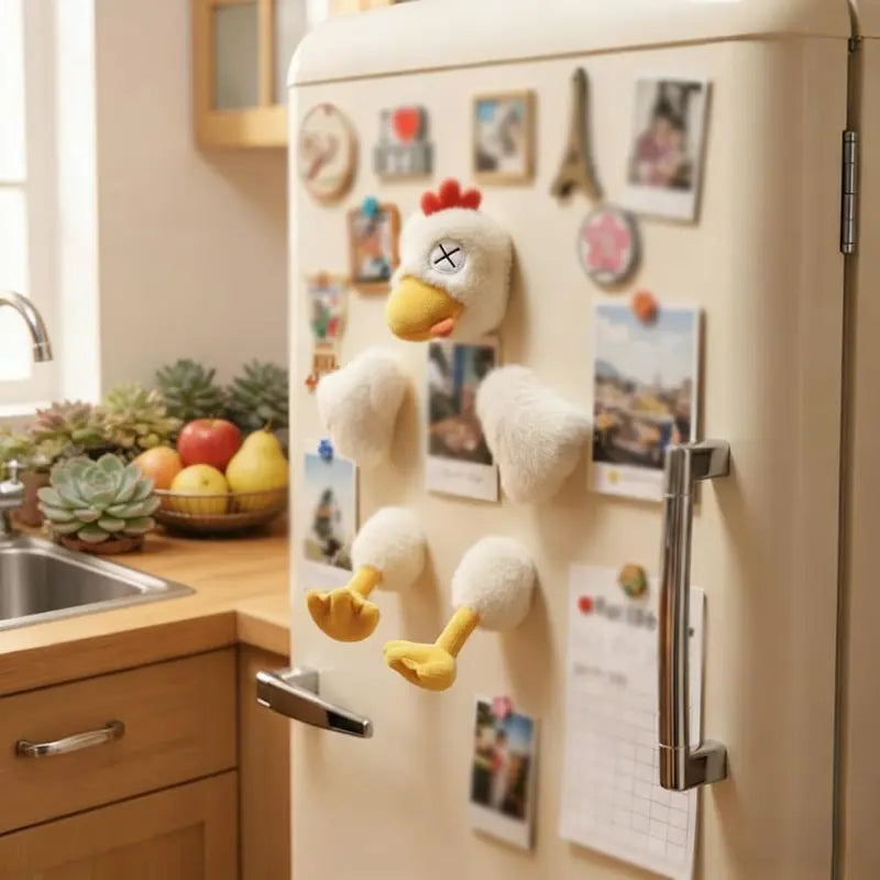 🧲🦆Magnetic Detachable Duck Plush Toy, 8.66 Inch Soft Stuffed Duck with Removable Limbs