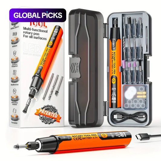 39pcs USB-Powered Electric Grinding & Polishing Tool Set rving - DIY Craft Polishing Rotary Tool Set