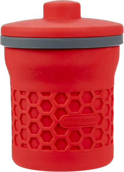 2 PCS Heat-Resistant Silicone Grease Strainer & Keeper