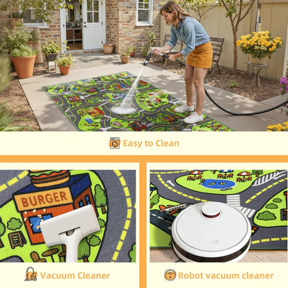 Upgrade Ultra Non Slip Kids Car Rug