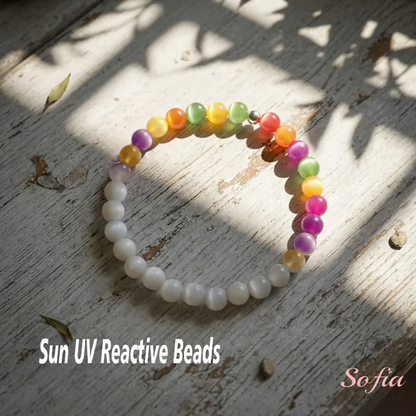 🌈 Sofia Dopamine UV Reactive Beaded Jewelry – Your New Summer Staple