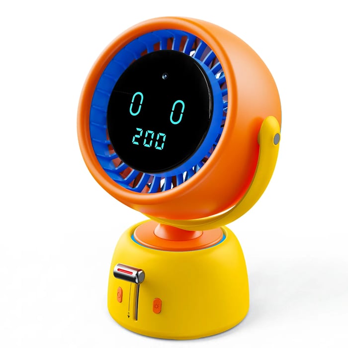 Smart Head Tracking Fan, 150° Auto-Follow Bathroom Sink Vanity Fan