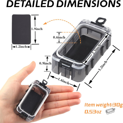 ✨️4PCSmall Boxes with Magnetic & Waterproof Tackle Trays
