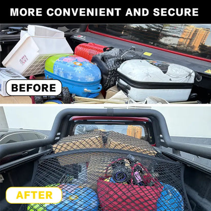 Highly Elastic Cargo Net, Simple Truck Bed Cargo Mesh Organizer