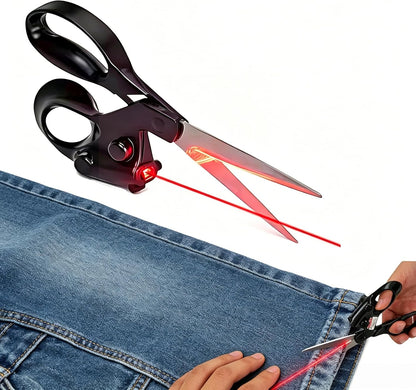 ✂️Professional Laser Guided Scissors for Fabric Cutting