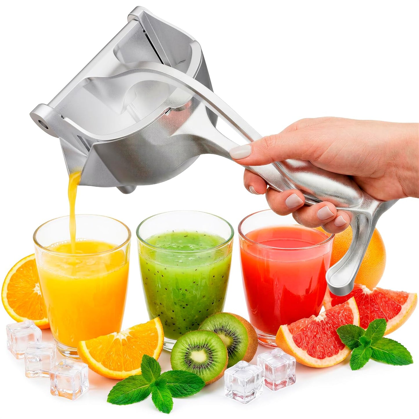 Fruit Juice Squeezer Handheld Aluminum Alloy