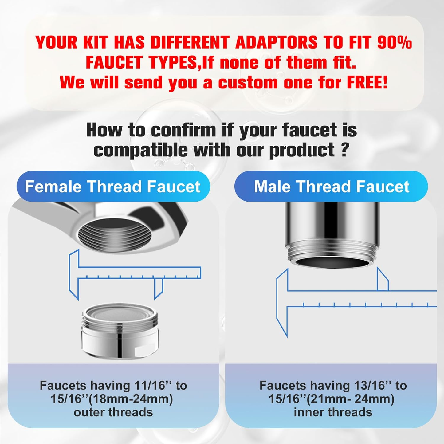 ✨️🔥4 Modes Multifunctional Kitchen & Bathroom Water Filter for Sink Faucet