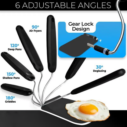 🔥Adjustable Angle PPSU Spatula -A must have kitchen gadget!