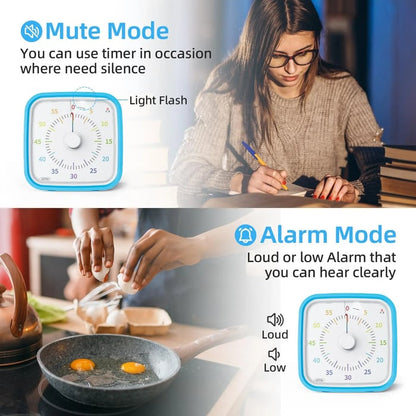 ⏳60-Min Visual Countdown Timer