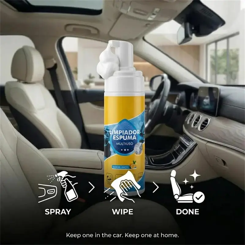 4-in-1 Multi-Enzyme Foam Cleaner, Kitchen Grease, Bathroom Tiles, Sofa Upholstery