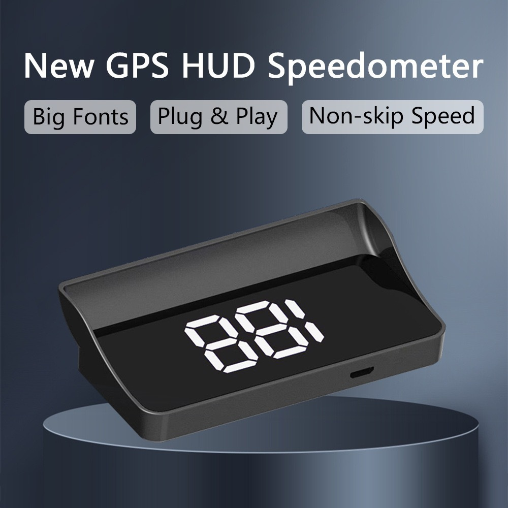 Head up Display Car GPS Digital Speedometer Car Truck Motorcycle Head Up Display Odometer HUD MPH Car Tools Accessory