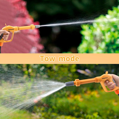 Kids Clean Car Wash Toy Toddler Cleaning Set Car Washing Kit,Powerful Manual Pressure Washer with Scraper,Sponge,Rag