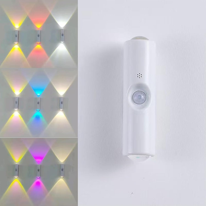 Motion Sensor Wall Lamp Indoor, Rechargeable Sensor Bathroom Light
