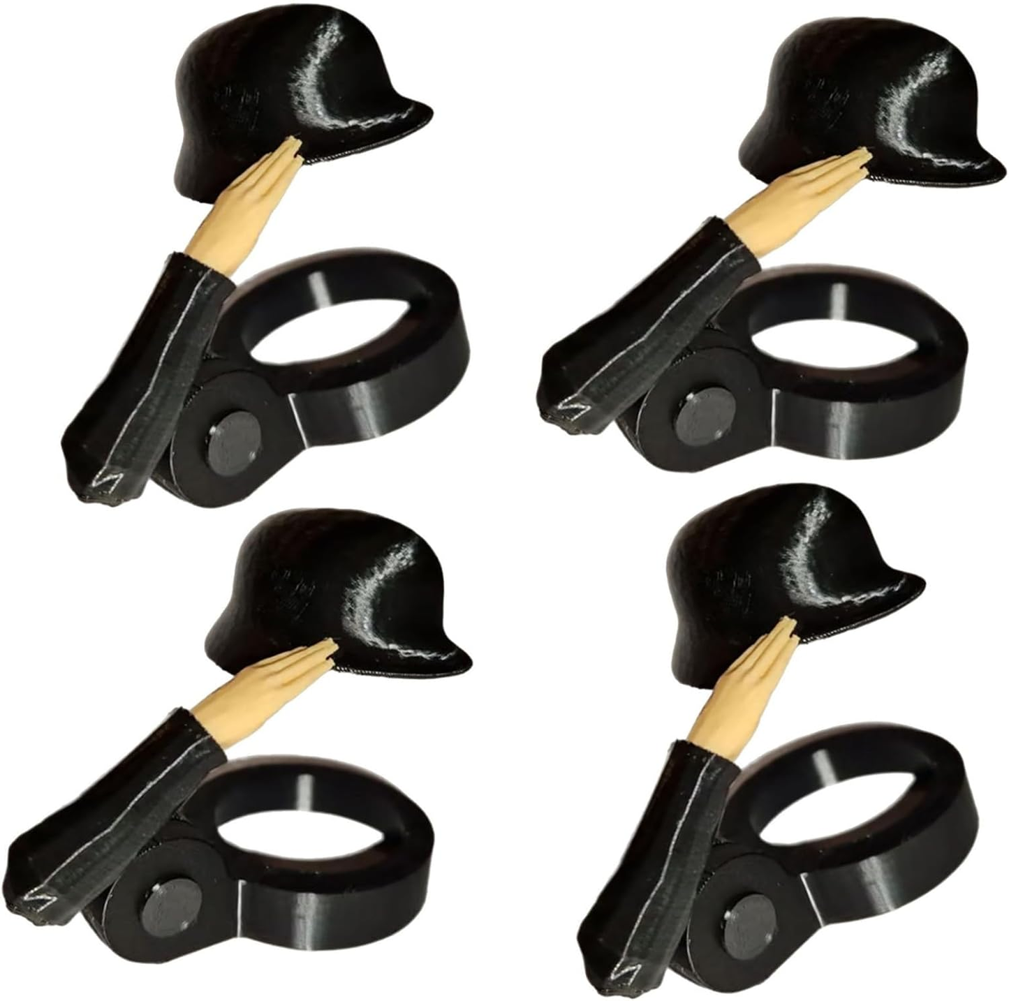 ✨️✨️Soldier Salutes Beer Bottle Caps Helmets Efficient Decorative Designs for Party Veterans Enthusiasts