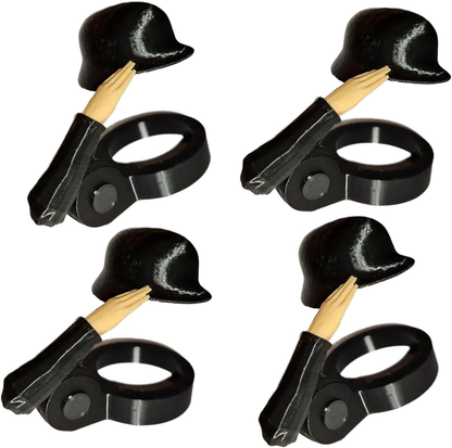 ✨️✨️Soldier Salutes Beer Bottle Caps Helmets Efficient Decorative Designs for Party Veterans Enthusiasts