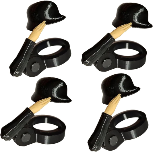 ✨️✨️Soldier Salutes Beer Bottle Caps Helmets Efficient Decorative Designs for Party Veterans Enthusiasts
