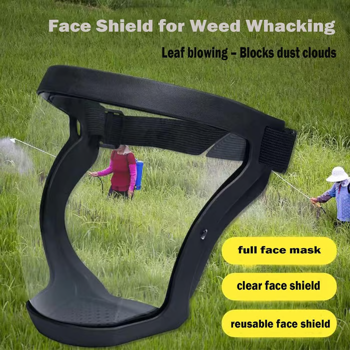 Clear HD-Visibility Anti-Fog Full Face Shield Upgraded
