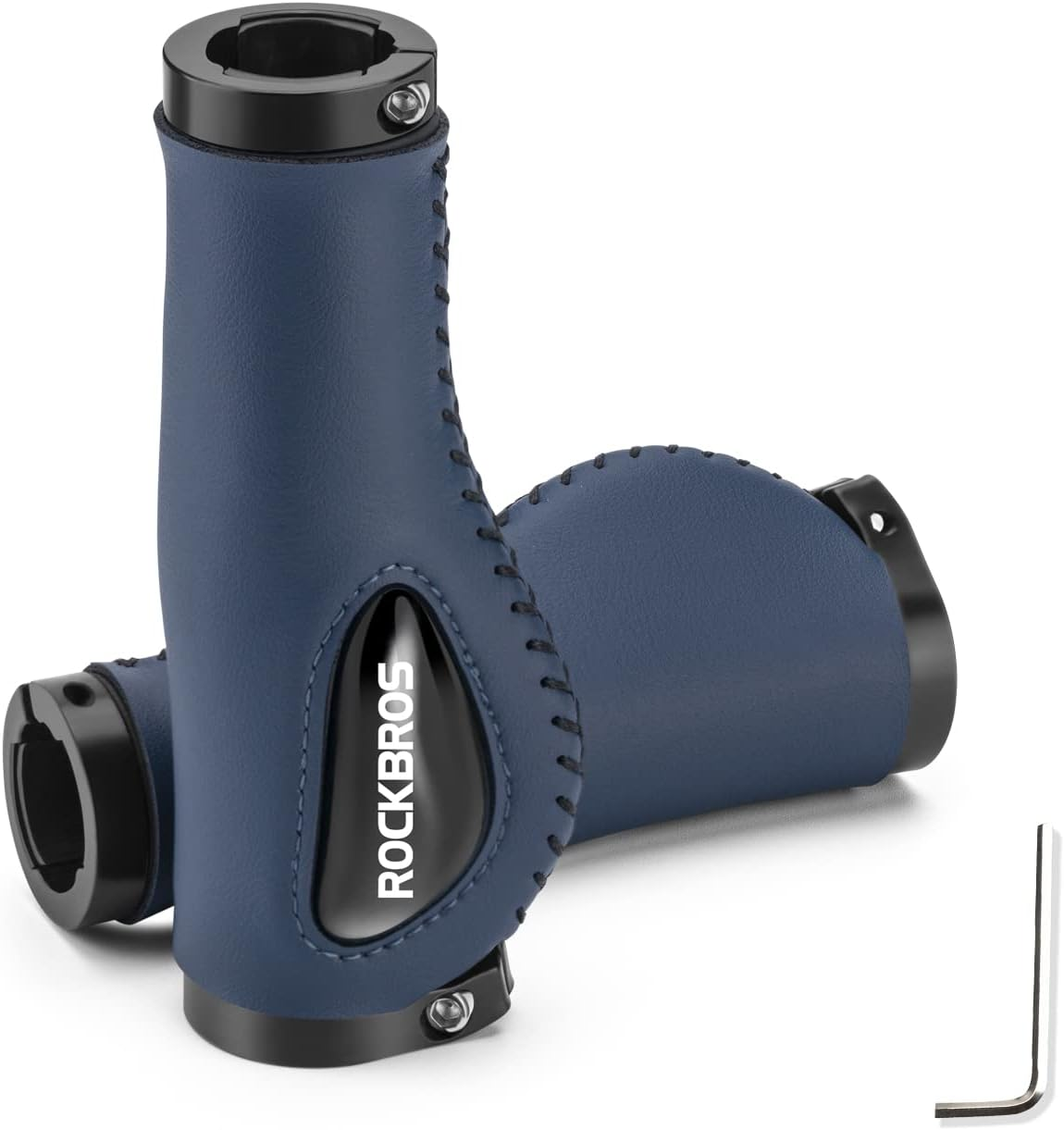 🚲️✨️Bike Handle Grips Ergonomics Design Soft Gel Dual Lock on Bicycle Handlebar Grips