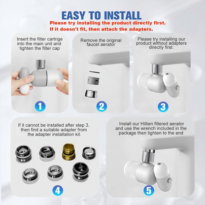 ✨️🔥4 Modes Multifunctional Kitchen & Bathroom Water Filter for Sink Faucet