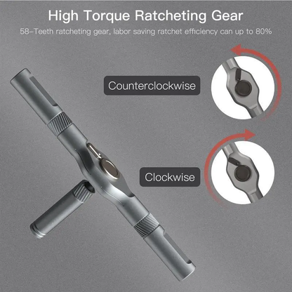 24 in 1 DlY Screwdriver Set,1 Set SwitchableScrewdriver Shape Magnetic Screwdriver Set