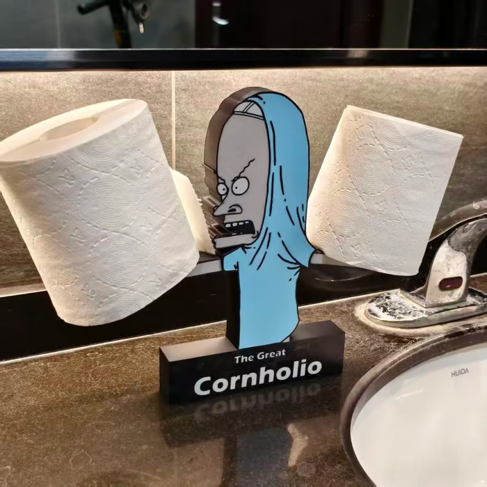 Toilet Paper Holder with Character Design