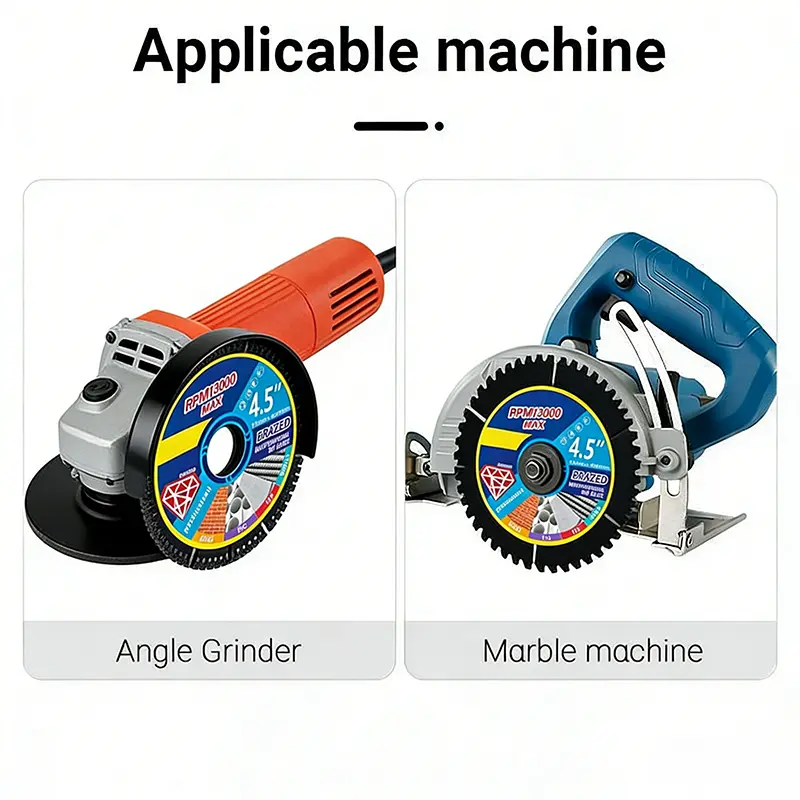 🛠️🛠️4.5 inch (115mm) cutting blade 3 pieces/6 pieces, suitable for dry cutting metal, ceramic tiles, stone, plastic angle grinder special saw blade accessories