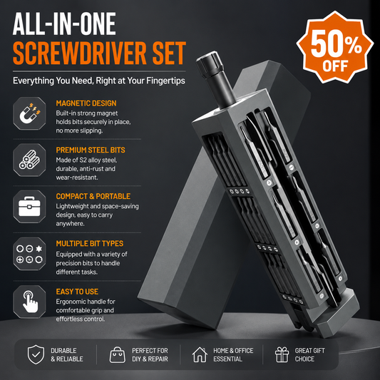 44-in-1 Precision Screwdriver Set - For Effortless, High-Precision Repairs!