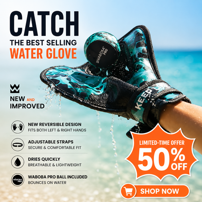 🧤100% Ambidextrous Water Catch Glove
