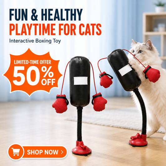 😾Generic Cat Punching Bag Toy