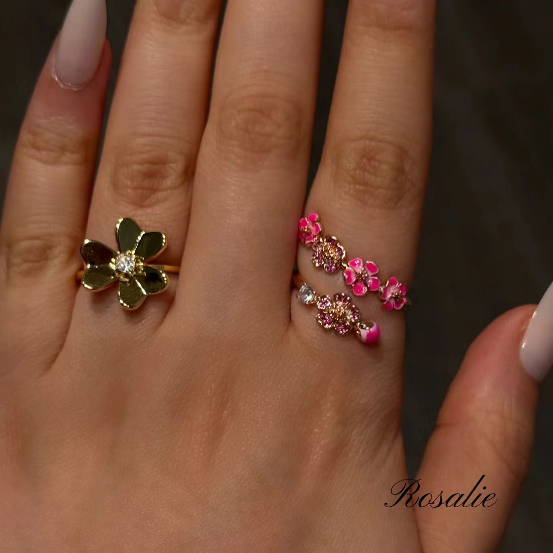 🌸💍PEACH BLOSSOM RING