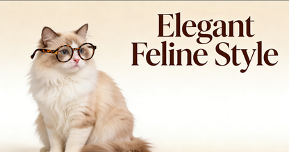 Retro Round-Frame Glasses for Dogs and Cats