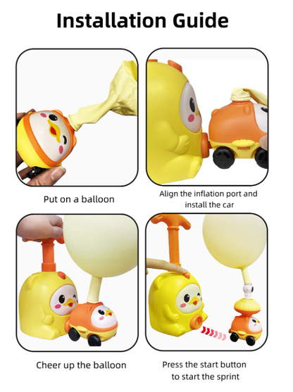 Balloon Car Toy Aerodynamics Science Toys