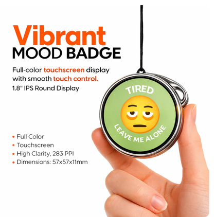 🌟🌟Electronic Emotional Badge Dynamic Brooch