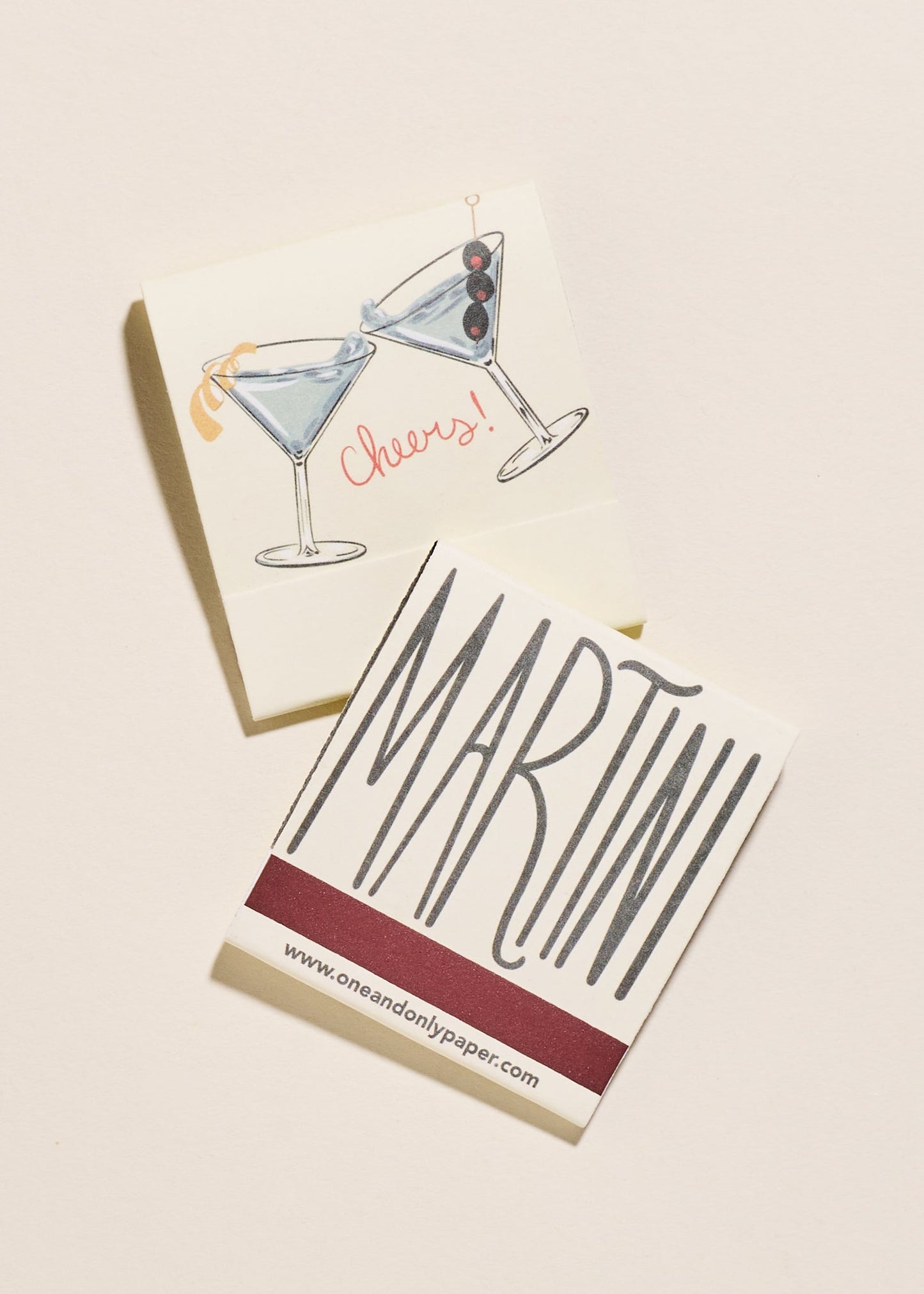 🔥🔥Martini Printed 10 Stem Matchbook
