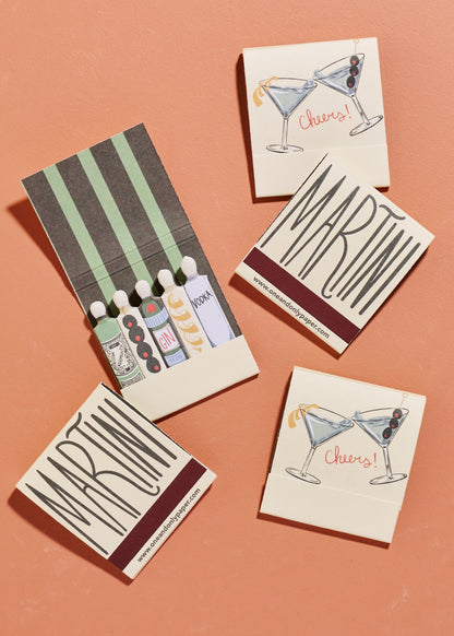 🔥🔥Martini Printed 10 Stem Matchbook