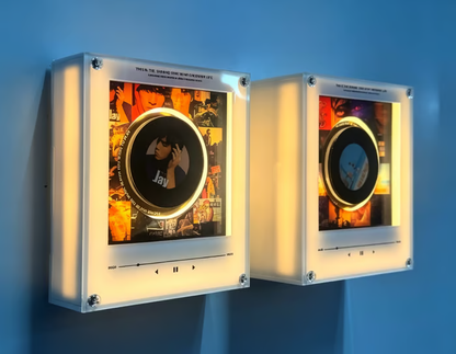 NFC-Enabled Singing Acrylic Ornament — Night Light & Fridge Magnet with Built-in Speaker