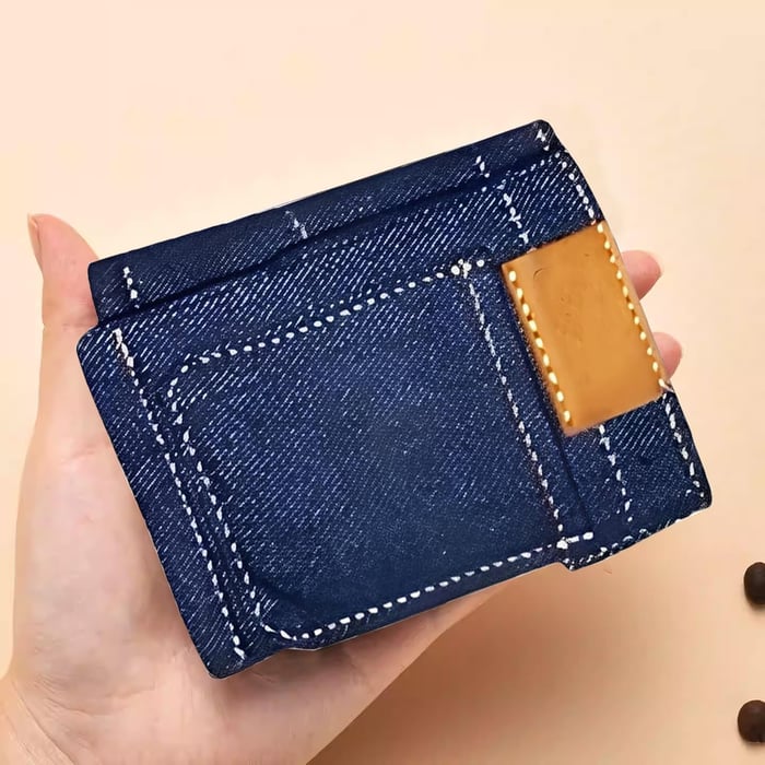 ✨️Jeans wallet💰️,Pocket Pants Mini Jeans Wallet,Small Travel Wallet