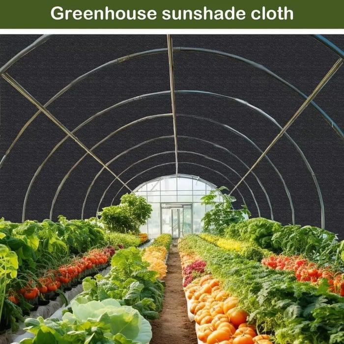 10x13 FT Sunshade Netting with Grommets - 70‑90% Shading PE Mesh Cloth for Garden, Patio, Greenhouse & Outdoor Use