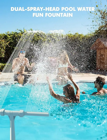 ⛲️Poolhacker Pool Fountain for Above-ground Pool & Inground Pool
